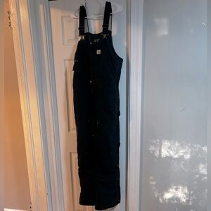 Carhartt Insulated Overalls Size Medium Short Women's